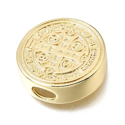 Religion Brass Beads KK-E802-23G-C-1