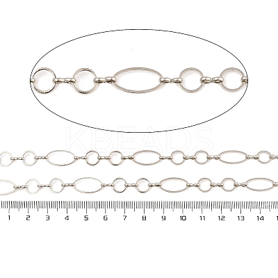 Rack Plating Brass Link Chains CHC-M026-03P-01-1