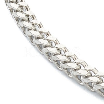 Non-Tarnish 304 Stainless Steel Wheat Chain Necklaces NJEW-I245-08B-P-1