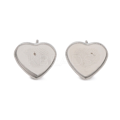 Tarnish Resistant 304 Stainless Steel Ear Stud Findings STAS-P198-21-1