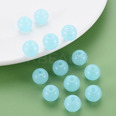 Imitation Jelly Acrylic Beads MACR-S373-14-EA08-1