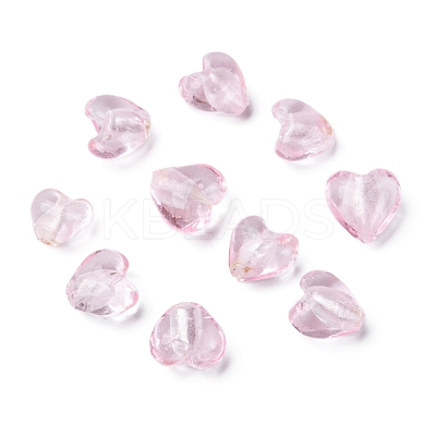 Handmade Silver Foil Glass Beads X-SLH12MM06Y-1