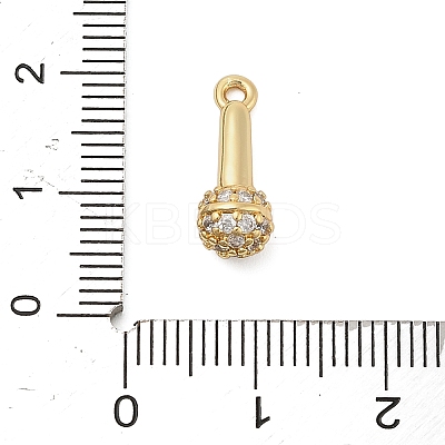 Brass Micro Pave Cubic Zirconia Pendatns LS-KK-I380-04G-1