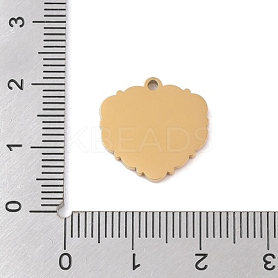 Ion Plating(IP) 304 Stainless Steel Pendants STAS-N106-11G-1