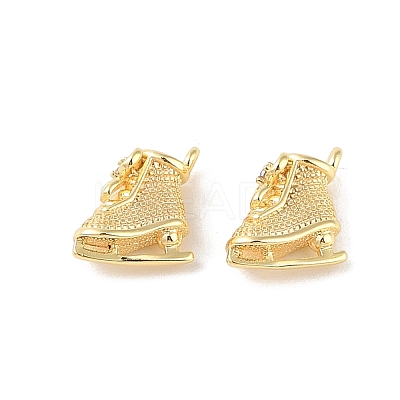 Brass Micro Pave Cubic Zirconia Pendants KK-Q816-26G-1
