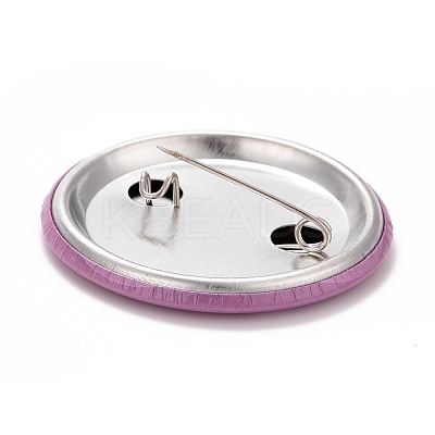 Breast Cancer Awareness Month Tinplate Brooch Pin JEWB-G016-01P-06-1