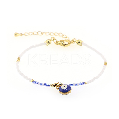Bohemian Alloy Enamel Charm Bracelets BL3978-7-1
