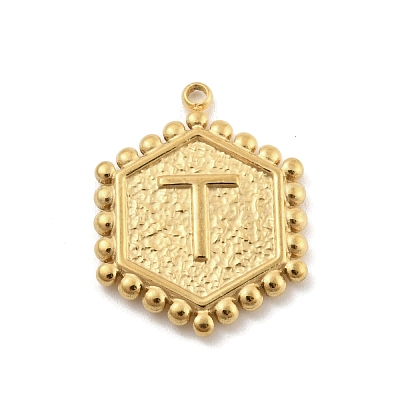 201 Stainless Steel Pendants STAS-R227-01T-G-1