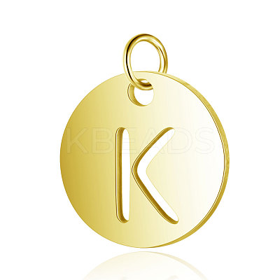 304 Stainless Steel Charms Ion Plating(IP) LS-A-STAS-S105-T514G-K-1