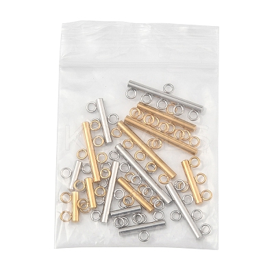16Pcs 8 Styles 304 Stainless Steel Chandelier Component Links STAS-FS0001-70-1