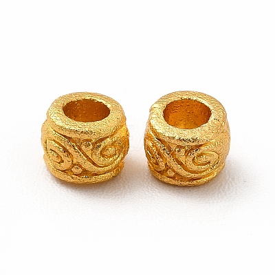 Rack Plating Alloy Beads PALLOY-A001-08MG-1