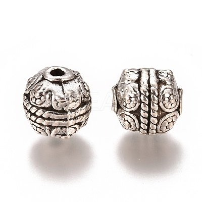 Tibetan Style Alloy Beads TIBEB-L004-092AS-1
