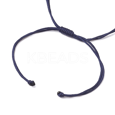 5 Colors Braided Nylon Cord Sets for DIY Bracelet Making AJEW-JB01239-1