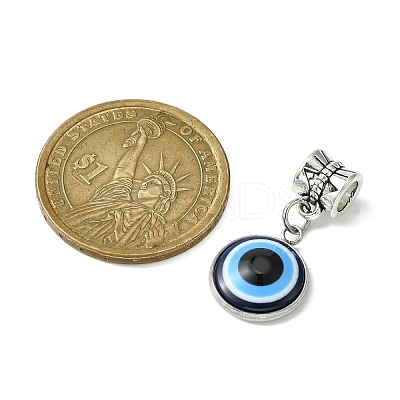 Alloy Resin European Dangle Charms PALLOY-JF02275-1