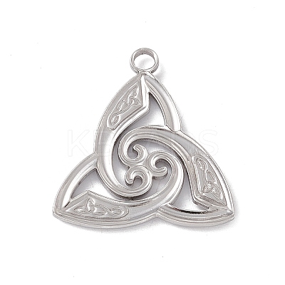 Non-Tarnish 304 Stainless Steel Pendants STAS-K242-10P-1