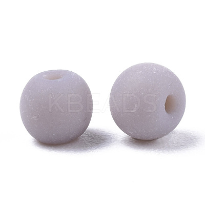 Frosted Colours Glass Beads SEED-S040-03A-06-1