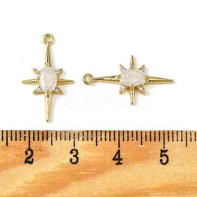 Brass Micro Pave Cubic Zirconia Pendants LS-KK-M277-08G-04-1