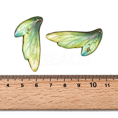 2Pcs Transparent Epoxy Resin Pendants RESI-A044-05A-1