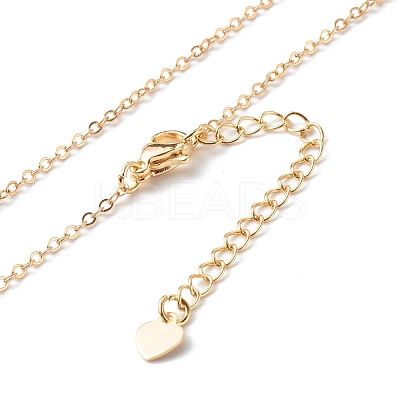 Natural Baroque Pearl Pendant Necklace NJEW-JN03599-03-1