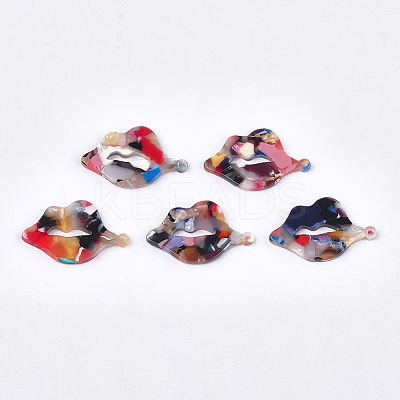 Cellulose Acetate(Resin) Pendants X-KY-T008-22E-1