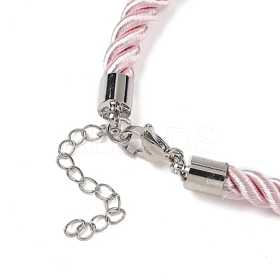 5MM Nylon Twisted Cord Necklace Making FIND-G096-01P-1