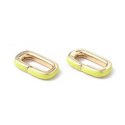 Brass Spring Gate Rings KK-A176-02G-1