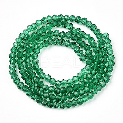 Glass Beads Strands EGLA-A034-T8mm-D18-1
