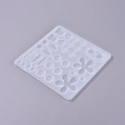 DIY Dangle Earring Accessories Silicone Molds X-DIY-K017-06-1