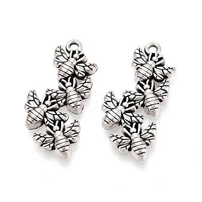 Tibetan Style Alloy Pendants TIBE-N014-33AS-1