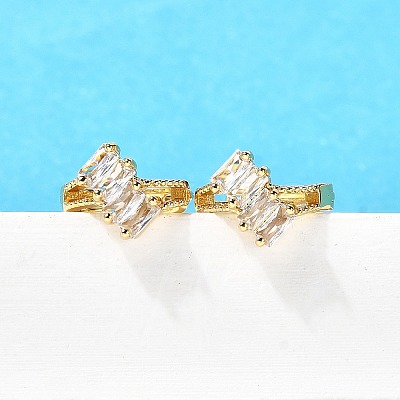Brass Hoop Earrings EJEW-S256-03C-G-1