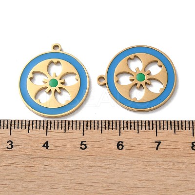 Ion Plating(IP) 304 Stainless Steel Pendants STAS-C083-13G-01-1