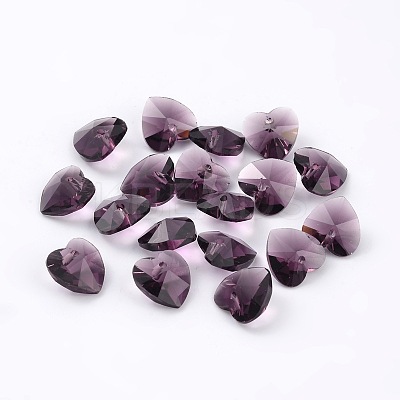 Romantic Valentines Ideas Glass Charms X-G030V10mm-12-1