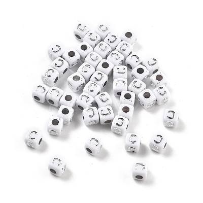 Opaque Acrylic Beads OACR-D282-06C-1