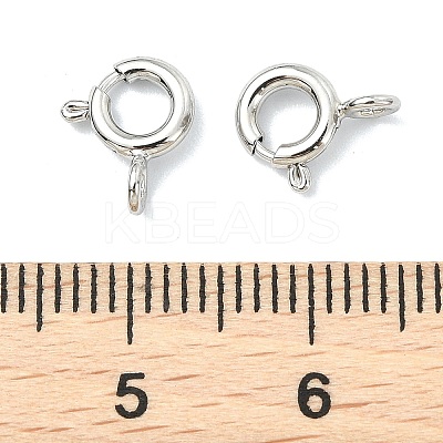 SHEGRACE Brass Spring Ring Clasps XGRPCN623-017P-1