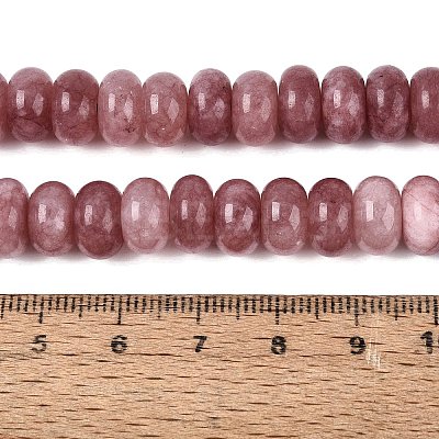 Natural White Jade Beads Strands G-Q613-01F-32-1