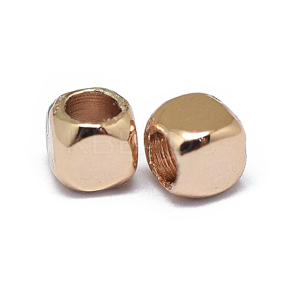 Rack Plating Brass Spacer Beads LS-X-KK-F801-11-RG-1