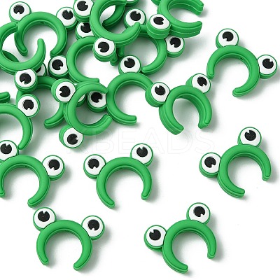 20Pcs Frog Ear Silicone Focal Beads SIL-CJ0002-83B-1