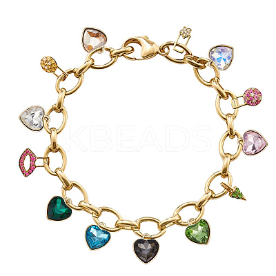 20Pcs 10 Colors Golden Plated Alloy Pendants FIND-FI0001-24-1