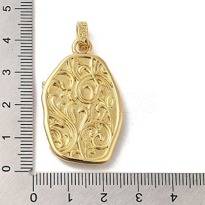 Rack Plating Brass Micro Pave Cubic Zirconia with Sea shell Pendants KK-Q795-15C-G-1