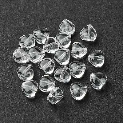 20Pcs Transparent Glass Beads GLAA-Q103-01A-1