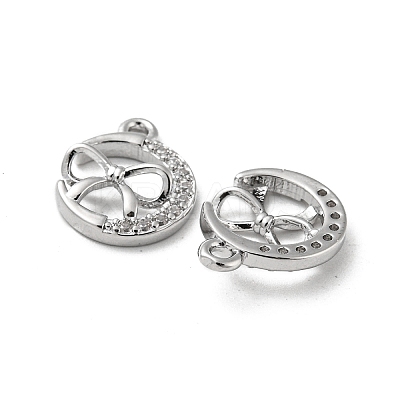Brass Micro Pave Cubic Zirconia Charms LS-KK-H460-58P-1