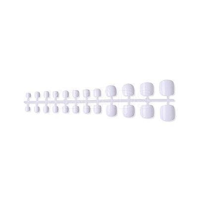 Solid Color Plastic Seamless Toe False Nail MRMJ-R085-026E-1