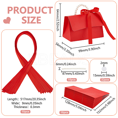 Wedding Favors Candy Box DIY Set DIY-WH0250-73C-1