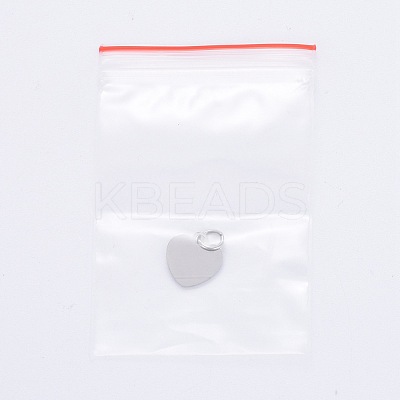 Tarnish Resistant 201 Stainless Steel Stamping Blank Tag Charms STAS-S105-T617-1-1