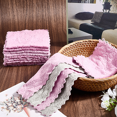 Rectangle Fibre Cleaning Cloth FIND-WH20012-30D-1