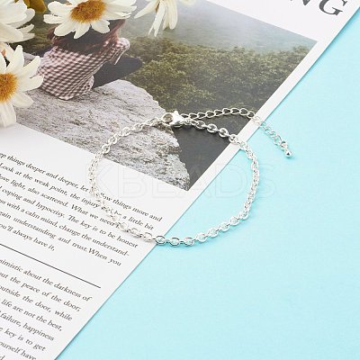304 Stainless Steel Cable Chains Bracelets BJEW-JB06334-1