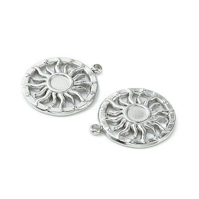 Non-Tarnish 304 Stainless Steel Pendant Cabochon Settings STAS-L269-055P-1