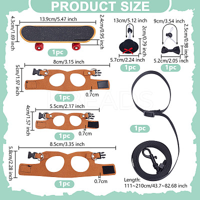 4 Styles Pet Supplies AJEW-OC0013-41A-1