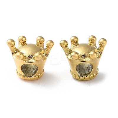304 Stainless Steel European Beads STAS-Z052-02G-1