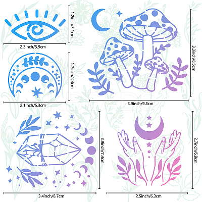 Stainless Steel Cutting Dies Stencils DIY-WH0238-049-1